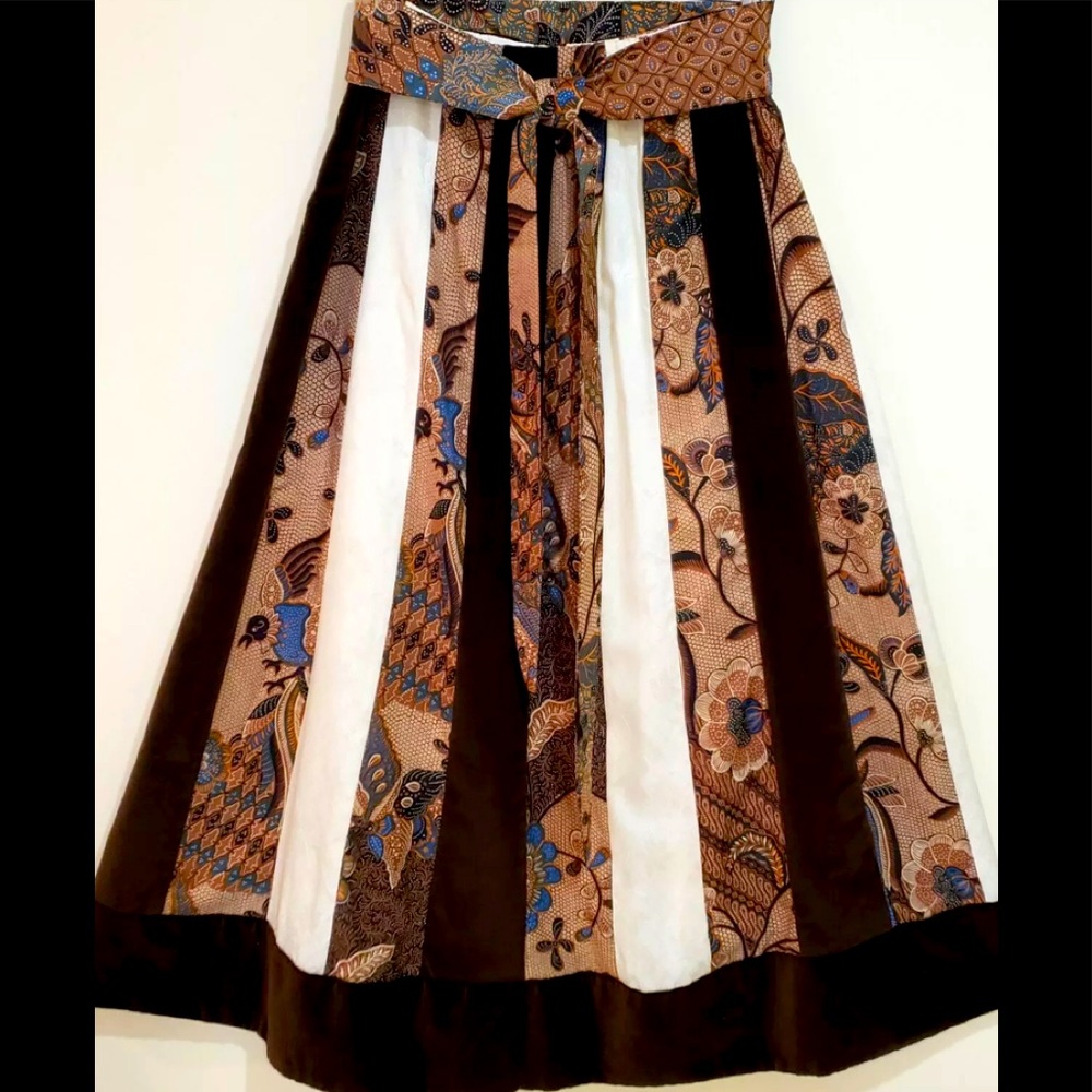 Chelsea Davis 70’s Vintage Inspired Patchwork Skirt